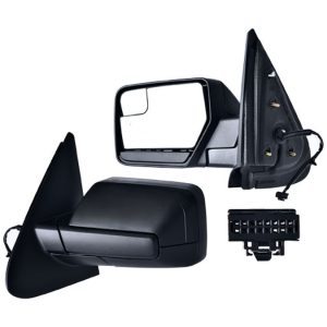 ESPEJO FD EXPEDITION 07-17 ELECTRICO C/DESENPANANTE C/LUZ C/PUNTO CIEGO CORRUGADO SSV/PLATINUM/KING RANCH/LIMITED/XL/EDDIE BAUER/XLT V8 8CILINDROS 5.4L 4 PUERTAS IZQ