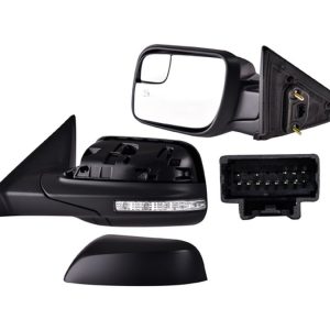 ESPEJO FD EXPLORER 16-19 ELECTRICO C/DESEMPANANTE C/DIRECCIONAL C/MEMORIA C/PUNTO CIEGO E/ABATIBLE P/PINTAR LIMITED/PLATINUM/SPORT/XLT L4/V6 4/6CILINDROS 2.3/3.5L 4 PUERTAS IZQ
