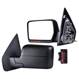 ESPEJO FD F-150 07-08 ELECTRICO C/DESEMPANANTE C/DIRECCIONAL (6 LEDS) CORRUGADO 7 PINES XTR/LARIAT/HARLEY/FX4/FX2/KING RANCH/LIMITED/XL/XLT V8 8CILINDROS 4.6/5.4L 2/4 PUERTAS IZQ