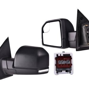 ESPEJO FD F-150 15-20 ELECTRICO C/DESENPANANTE C/DIRECCIONAL C/PUNTO CIEGO CORRUGADO KING RANCH/LARIAT CREW/LIMITED/PLATINUM/RAPTOR V6/V8 2.7/3.0/3.5/5.0L 2/4 PUERTAS IZQ