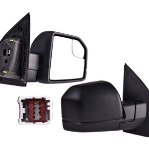ESPEJO FD F-150 15-20 ELECTRICO C/PUNTO CIEGO CORRUGADO KING RANCH/LARIAT CREW/LIMITED/PLATINUM/RAPTOR CREW/RAPTOR V6/V8 6/8 CILINDROS 2.7/3.0/3.5/5.0 2/4 PUERTAS DER