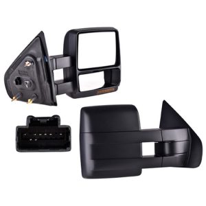 ESPEJO FD F-150 04-14 ELECTRICO C/DESENPANANTE C/DIRECCIONAL C/LUZ TELESCOPICO CORRUGADO XL/XLT/SVT V6/V8 6/8CILINDROS 3.5/3.7/5.0L 2/4 PUERTAS DER