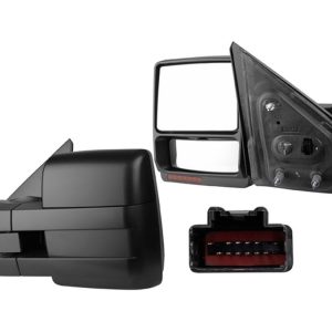 ESPEJO FD F-150 11-14 ELECTRICO C/DESENPANANTE C/DIRECCIONAL C/MEMORIA C/LUZ INFERIOR TELESCOPICO CORRUGADO 12 PINES STX V6 6 CILINDROS 3.7L 2/4 PUERTAS IZQ