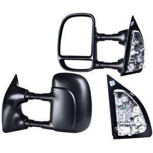 ESPEJO FD F-250 99-07 MANUAL TELESCOPICO CORRUGADO LARIAT/HARLEY/KING RANCH/XL/XLT/F-150/F-250/F-350/F-450/F-550 V8/V10 8/10 CILINDROS 5.4/6.0/6.8/7.3l 2/4 PUERTAS IZQ