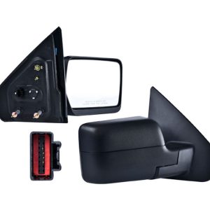 ESPEJO FD LOBO 04-08 ELECTRICO CORRUGADO 4 PINES XTR/LARIAT/HARLEY/FX4/FX2/KING/LIMITED RANCH/XL/XLT/STX DER