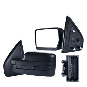 ESPEJO FD LOBO 09-13 ELECTRICO CORRUGADO 3 PINES SVT/LARIAT/HARLEY/FX4/FX2/PLATINUM/KING RANCH/XL/STX IZQ