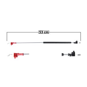 CHICOTE CERRADURA CV ASTRA 00-05  4 PUERTAS 53 CM GENERICA Derecho/Izquierdo Trasera