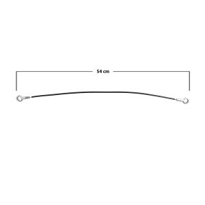 CABLES DE TAPA RN OROCH 18-22  1 PIEZA 54 CM GENERICA Derecho/Izquierdo Trasera