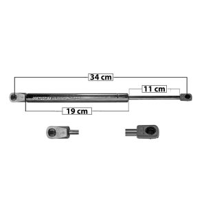 AMORTIGUADOR COFRE FD F-150/F-250/LOBO 97-03/EXPEDITION 97-02  34 19 11 ENTRADA TIPO 18 ENTRADA 2 TIPO 9 510 114.65 52 450 101.16 45.89 SPART 8749