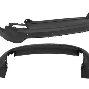 FASCIA TRASERA JP CHEROKEE 19-22 CORRUGADA C/HOYO P/SENSOR OVERLAND /LIMITED/LIMITED PLUS/TRAILHAWK V6 6 CILINDROS 3.3/3.2/2.4 L 5 PUERTAS