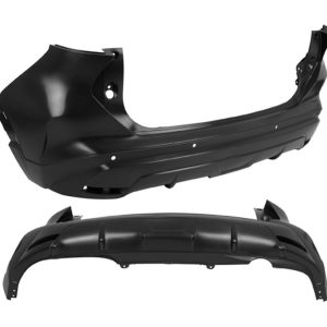 FASCIA TRASERA NS KICKS 21-23 P/PINTAR C/HOYO P/SENSOR ADVANCE/EXCLUSIVE/PLATINUM/HYBRID L4 4 CILINDROS1.6/1.2L 5 PUERTAS