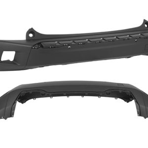 FASCIA TRASERA PG 2008 21-23 CORRUGADA C/2 HOYOS P/SENSOR ALLURE/GT LINE/GT/ACTIVE/PURETECH L4 4 CILINDROS 1.2/1.6 L 5 PUERTAS
