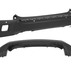 FASCIA TRASERA PG 2008 21-23 CORRUGADA C/4 HOYOS P/SENSOR ALLURE/GT LINE/GT/ACTIVE/PURETECH L4 4 CILINDROS 1.2/1.6 L 5 PUERTAS
