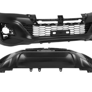 FASCIA DELANTERA TY HILUX 19-20 C/REJILLA CENTRAL S/HOYO P/MOLDURA REVO/ROCCO L4 4 CILINDROS 2.7/2.8L 2/4 PUERTAS