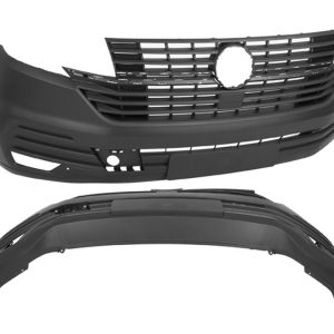 FASCIA DELANTERA VW TRANSPORTER 20-23 COMPLETA C/PARILLA C/REJILLA CORRUGADA S/HOYO P/SENSOR CARGO VAN/CHASIS CAB L4 4 CILINDROS 2.0L 2/4 PUERTAS