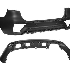 FASCIA TRASERA KI SORENTO 19-20 C/HOYO P/SENSOR S/EX/SX/LIMITED L4/V6 4/6 CILINDROS 2.4/3.3 L 5 PUERTAS