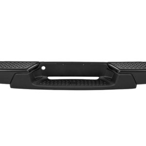 DEFENSA TRASERA CV COLORADO 04-07 NEGRA C/HULES LARGO 155 CMS ANCHO 23 CMS LS/LT/WT/SLE/Z71/Z85 4/5 CILINDROS 2.8/2.9/3.5/3.7L 2/4 PUERTAS (U.T.P.)
