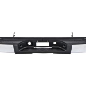 DEFENSA TRASERA CV SILVERADO 07-13 C/BRAZOS C/HULES CROMADA 1500/2500/LS/LT/Z71/SLE V6/V8 6/8 CILINDROS 4.0/4.3/5.3L 2/4 PUERTAS (U.T.P.)