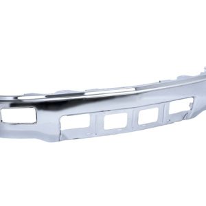 DEFENSA DELANTERA CV SILVERADO 14-15 CROMADA C/HOYO P/FARO 1500/HIGH COUNTRY/LS/LT/LTZ/SSV/WT/BASE/DENALI/SLE/SLT V6/V8 6/8CILINDROS 4.3/5.3/6.2/L 2/4 PUERTAS