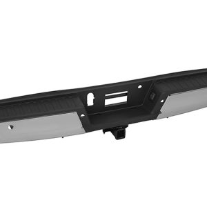 DEFENSA TRASASERA FD F-150 21-23 C/HOYO P/SENSOR CROMADA C/TIRON COMPLETA POWERBOOST/LARIAT/XL V6/V8 6/8 CILINDROS 3.5/5.0L 2/4 PUERTAS