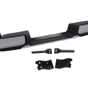 DEFENSA TRASERA MT L200 20-23 PLATA COMPLETA C/BRAZOS GLX GAS/GLX DIESEL L4 4 CILINDROS 2.4L 4 PUERTAS