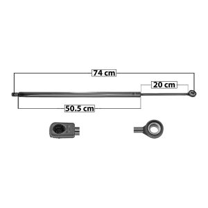 AMORTIGUADOR CAJUELA CV CAMARO 93-00  74 50.5 20 ENTRADA TIPO 9 ENTRADA 2 TIPO 12 670 150.62 68.32 610 137.13 62.2 SPART 5221
