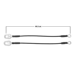 CABLES DE TAPA DG RAM 94-01  JUEGO CORTO 49.5CM HUSHAN