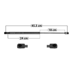 AMORTIGUADOR 5TA PUERTA FD FOCUS ZX3 00-05  45.5 24 18 ENTRADA TIPO 9 ENTRADA 2 TIPO 9 650 146.13 66.28 710 159.61 72.4 SPART 7985 Derecho/Izquierdo