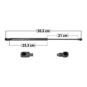 AMORTIGUADOR 5TA PUERTA VW POLO 03-07  50.5 25.3 21 ENTRADA TIPO 9 ENTRADA 2 TIPO 1 370 83.18 37.73 430 96.67 43.85 SPART SP-7491 Derecho/Izquierdo