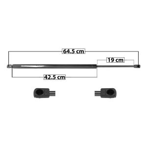 AMORTIGUADOR 5TA PUERTA HD PILOT 03-08  JP COMMANDER 06-10  64.5 42.5 19 ENTRADA TIPO 9 ENTRADA 2 TIPO 9 620 139.38 63.22 680 152.87 69.34 SPART 5651 Derecho/Izquierdo