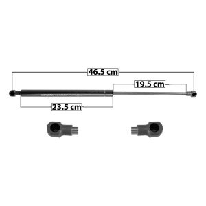 AMORTIGUADOR 5TA PUERTA VW LUPO 05-09/CROSSFOX 05-11  46.5 23.5 19.5 ENTRADA TIPO 1 ENTRADA 2 TIPO 1 320 71.94 32.63 380 85.43 38.75 SPART SP-7967 Derecho/Izquierdo
