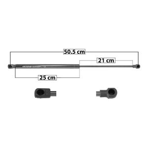 AMORTIGUADOR 5TA PUERTA VW GOL HATCHBACK 08-20  50.5 25 21 ENTRADA TIPO 9 ENTRADA 2 TIPO 1 245 55.08 24.98 305 68.57 31.1 SPART SP-7510 Derecho/Izquierdo
