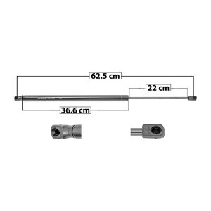 AMORTIGUADOR 5TA PUERTA VW TIGUAN  ST TARRACO 18-22  MANUAL 62.5 36.6 22 ENTRADA TIPO 9 ENTRADA 2 TIPO 9 640 143.87 65.26 700 157.36 71.38 SPART 5815 Derecho/Izquierdo