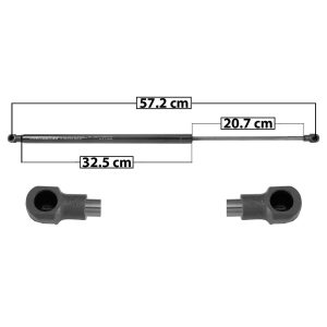 AMORTIGUADOR 5TA PUERTA HD HR-V 16-18  57.3 32.5 20.8 ENTRADA TIPO 1 ENTRADA 2 TIPO 1 470 105.66 47.93 530 119.14 54.04 SPART SP-6516 Derecho/Izquierdo
