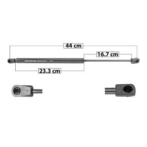 AMORTIGUADOR COFRE FD SUPER DUTY 17-22  44 23.3 16.7 255 57.32 26 195 43.83 19.88 SPART 8200 Derecho/Izquierdo