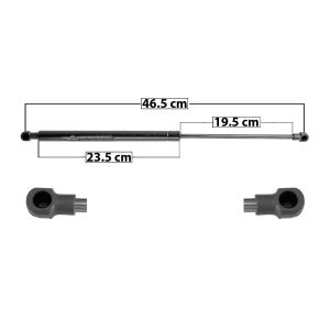 AMORTIGUADOR 5TA PUERTA VW CROSSFOX 05-11/LUPO 05-09  46.5 23.5 19.5 ENTRADA TIPO 1 ENTRADA 2 TIPO 1 320 71.94 32.63 380 85.43 38.75  SP-7967 Derecho/Izquierdo