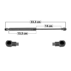 AMORTIGUADOR COFRE BW SERIE 5 525I 97-03/M5 00-03  33.3 15.5 14 ENTRADA TIPO 1 ENTRADA 2 TIPO 1 710 159.61 72.4 650 146.13 66.28  SP-8777 Derecho/Izquierdo