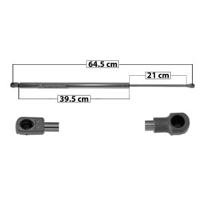 AMORTIGUADOR 5TA PUERTA NS ARMADA 04-15  64.5 39.5 21 ENTRADA TIPO 9 ENTRADA 2 TIPO 1 660 148.37 67.3 720 161.82 73.4  SP-5726 Derecho/Izquierdo