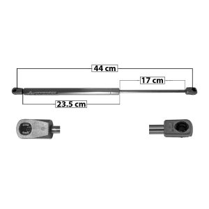AMORTIGUADOR COFRE FD SUPER DUTY 99-06/F-350 97-03  44 23.5 17 ENTRADA TIPO 18 ENTRADA 2 TIPO 9 460 103.41 46.91 400 89.92 40.79  8173 Derecho/Izquierdo