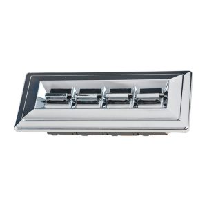 CONTROL ELECTRICO CV PICK UP 81-91/BLAZER (C10) 86-90/SUBURBAN 81-91/CAPRICE 80-86/CITATION 82-83/MALIBU 78-84/MONTE CARLO 78-88  BK CENTURY 82-96  OD CUTLASS 82-91  DE ELEVADOR 10 PINS 4 TECLAS CROMADO 12VCC TIPO ORIGINAL