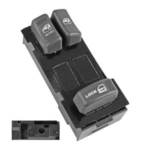 CONTROL ELECTRICO CV CHEYENNE/SILVERADO/PICK UP 95-98/S10/BLAZER (S10) 95-04  GM SONOMA 95-05  DE ELEVADOR 13 PINS 3 TECLAS GRIS 12VCC