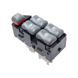 CONTROL ELECTRICO CV CAVALIER 01-05/MALIBU  PT GRAND PRIX 97-03/SUNFIRE 95-05  DE ELEVADOR 12 PINS 5 TECLAS GRIS 12VCC