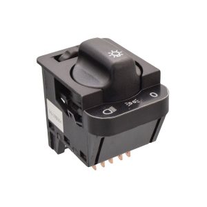 INTERRUPTOR LUZ DE FARO CV CHEVY JOY / POP / SWING / PICK UP 94-12  10 PINS CON REGULADOR NEGRO 12VCC