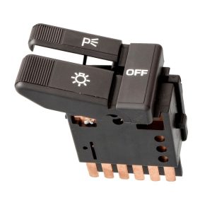 INTERRUPTOR LUZ DE FARO CV ASTRO 85-94/BLAZER (S10)/S10 82-94  IZ LUV 87-95  GM SONOMA 91-93  OD BRAVADA 91-94  6 PINS NEGRO 12VCC