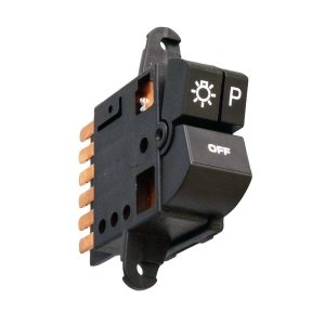 INTERRUPTOR LUZ DE FARO BK CENTURY 84-96  PT FIREBIRD/TRANS AM 82-84  6 PINS 3 TECLAS NEGRO 12VCC TIPO ORIGINAL