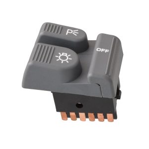 INTERRUPTOR LUZ DE FARO CV BLAZER (S10)/S10 95-97  GM SONOMA 94-97/JIMMY  OD BRAVADA 95-97  6 PINS GRIS 12VCC CUB