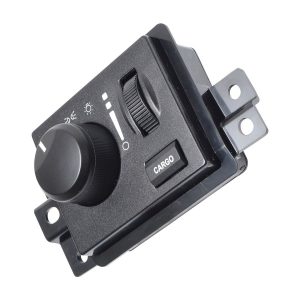 INTERRUPTOR LUZ DE FARO DG DAKOTA 05-11/RAM 06-08  MT RAIDER 06-09  6 PINS CUADRO CON REGULADOR NEGRO SIN FARO NIEBLA 12VCC CUB
