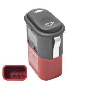 CONTROL ELECTRICO FD ECOSPORT 04-07/FIESTA 03-10  DE ELEVADOR 6 PINS 1 TECLA NEGRO 12VCC