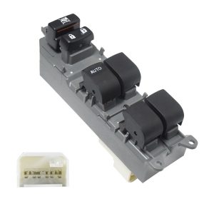 CONTROL ELECTRICO TY COROLLA/MATRIX 09-13/TACOMA 12-15/CAMRY 07-14/HIGHLANDER 08-13/RAV4 09-12  DE ELEVADOR 15 PINS 6 TECLAS BASE GRIS 12VCC