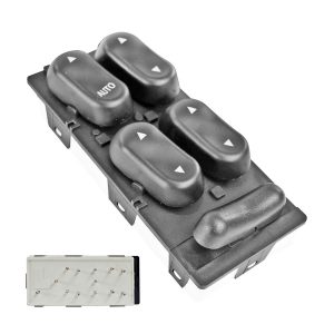 CONTROL ELECTRICO FD EXPLORER 95-01/GRAND MARQUIS/CROWN VICTORIA 98-02  DE ELEVADOR 13 PINS 5 TECLAS NEGRO 12VCC